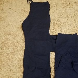2 pair scrub bottoms navy blue!